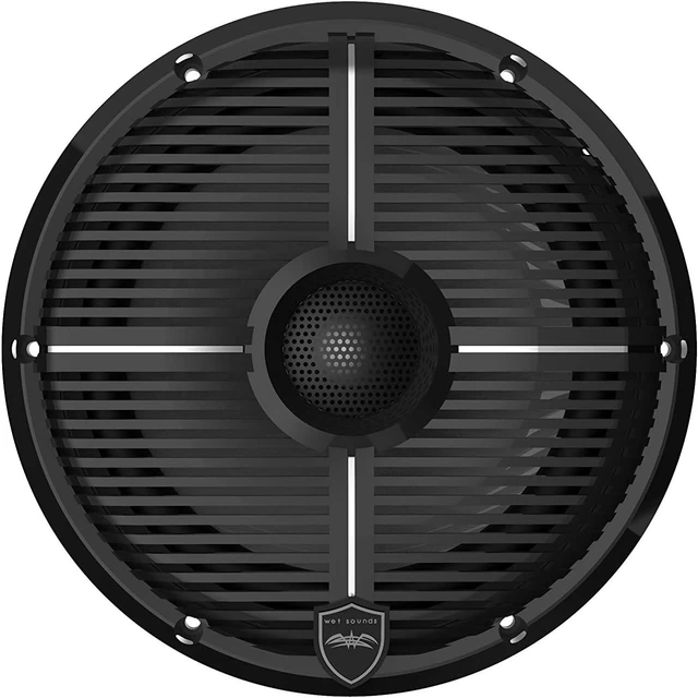 Alt view image 2 of 5 - wet sounds ^^ REVO 8 XW-B V3 ^^ High Output Component Style 8" Marine Coaxial Speaker with RGB Backlighting and Enclosed Black XW Grille
