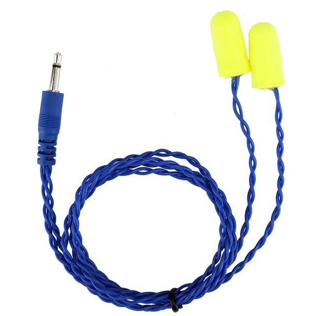Alt view image 3 of 5 - Tangxi Auto Racing Mini Noise Reduction Foam Earbuds, 3.5mm 1/8" Plug Mono Racing Speakers, Lightweight & Comfortable for Travel