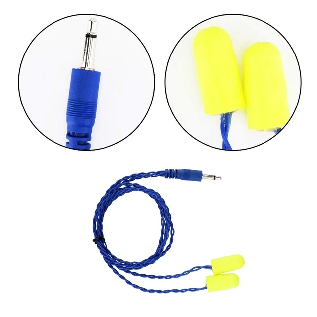Alt view image 2 of 5 - Tangxi Auto Racing Mini Noise Reduction Foam Earbuds, 3.5mm 1/8" Plug Mono Racing Speakers, Lightweight & Comfortable for Travel