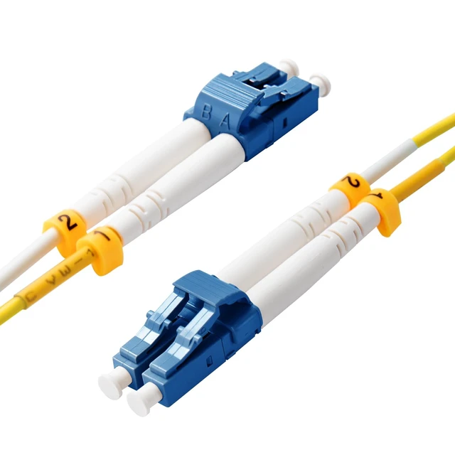 Alt view image 4 of 5 - KeepFly Fiber OS2 LC to LC Fiber Patch Cable 100m/328ft, 10G - 9/125m - Duplex, SMF Single Mode Fiber Jumper Cable Cord LSZH(Yellow) - 100M(328ft)