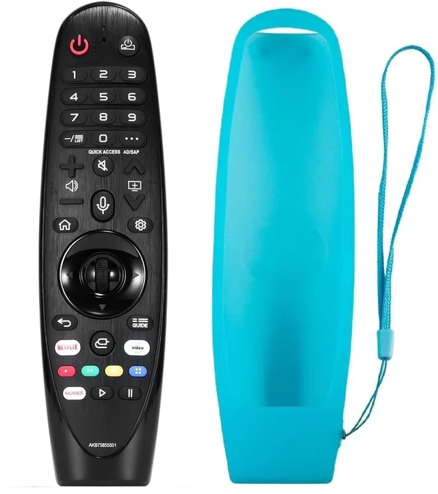Main image of Replacement for LG Magic Voice Remote Control for 2017-2022 Smart TV, MR22GA MR21GA MR20GA MR19BA AKB75855501 Magic Remote with Voice and Pointer Function (LG20 Remote+Blue case)