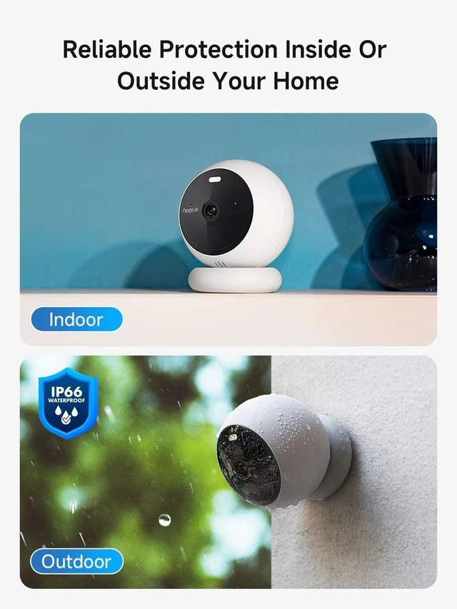 Alt view image 5 of 5 - Noorio 2K Security Cameras Wireless Outdoor Magnetic, Color Night Vision