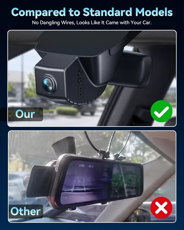 Alt view image 4 of 5 - OVAMAN OEM-Fit 4K Dash Cam for Honda Civic 2022-2026, 64GB