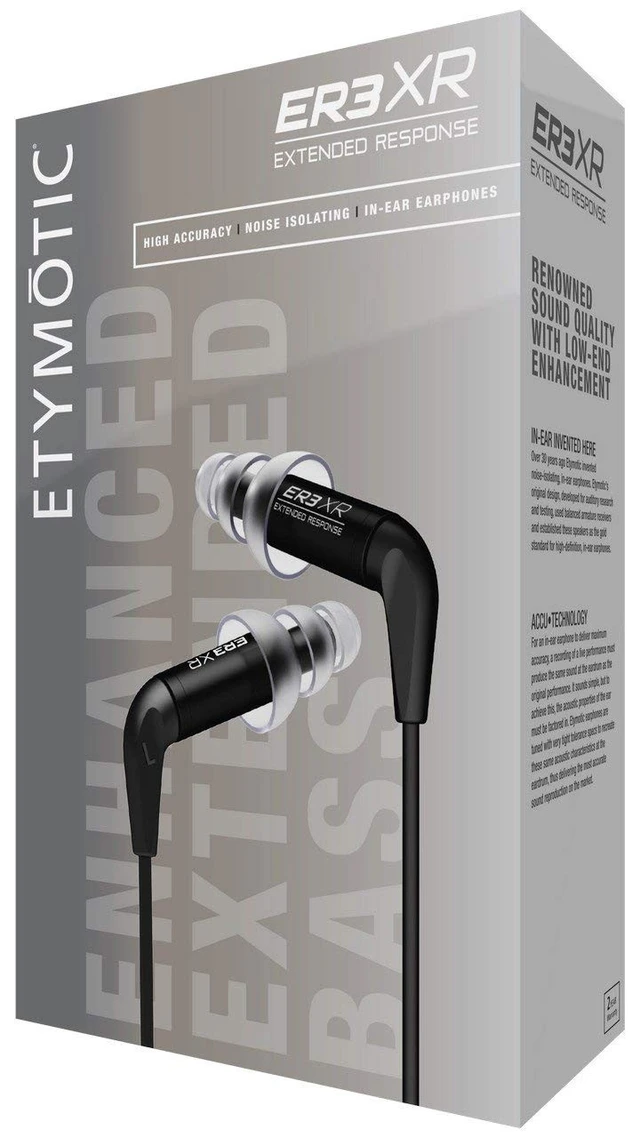 Alt view image 2 of 5 - Etymotic ER3XR Extended Response Earphone,Black