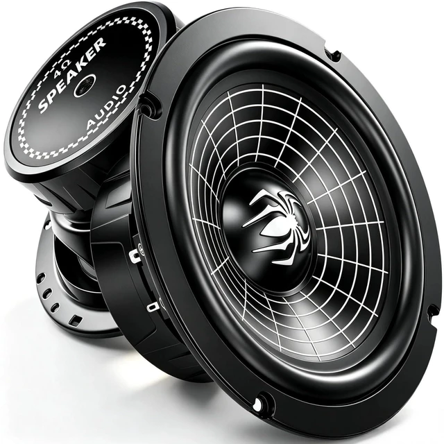 Main image of 6.5 Inch Speakers, 800W 4 Ohm 6.5 In Speaker Car Audio Aluminum Cone Woofer