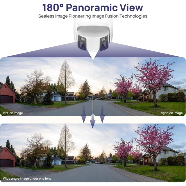 Alt view image 2 of 5 - DS-2CD3387G2P-LSU/SL 8MP 4K HIKVIS0N_Panoramic PoE IP Camera
