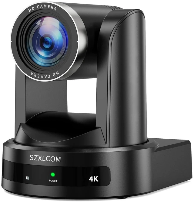 Main image of SZXLCOM 4K PTZ Camera with AI Auto Tracking, 20X Optical Zoom, HDMI USB 3.0 LAN PoE, Supports TF Card Recording, Conference Camera for Church, Education, Meetings and Live Streaming