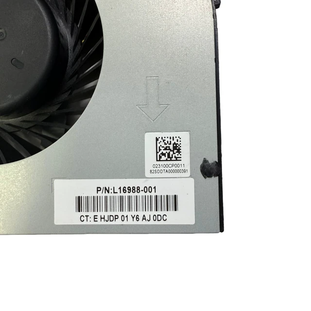 Alt view image 3 of 5 - New Laptop CPU Cooling Fan for hp ProOne 600 G4 G5 Fan L16988-001 BSB0912HB-00 DC12V 1.20A