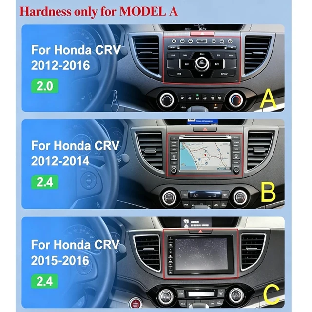 Alt view image 2 of 5 - 8 Core 6+128GB Android 15 Car Stereo for Honda CRV 2012-2016