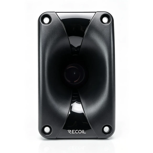 Alt view image 2 of 5 - RECOIL HT25-8P Horn Driver Tweeter 100W Max Power Audio Capacitor Car Pair