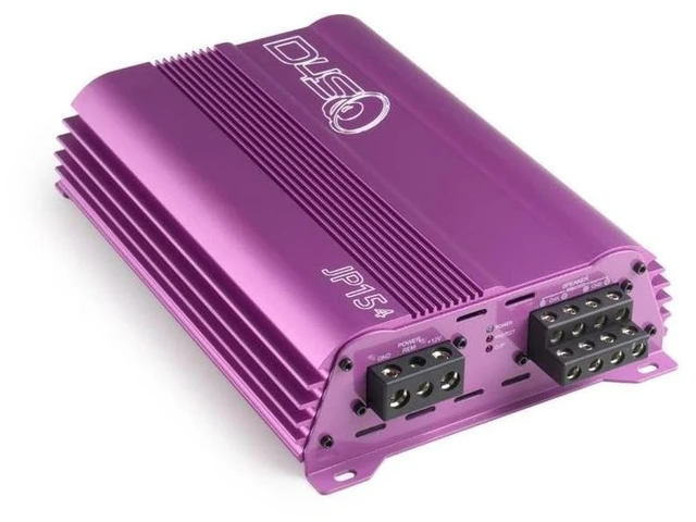 Main image of Down4Sound JP154 Purple 1000W RMS 4-Channel Class D Car Audio Amplifier