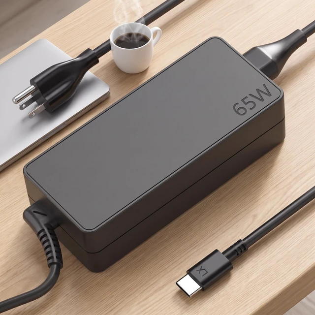 Alt view image 2 of 5 - 65W USB C Laptop Charger Compatible with Lenovo Computer