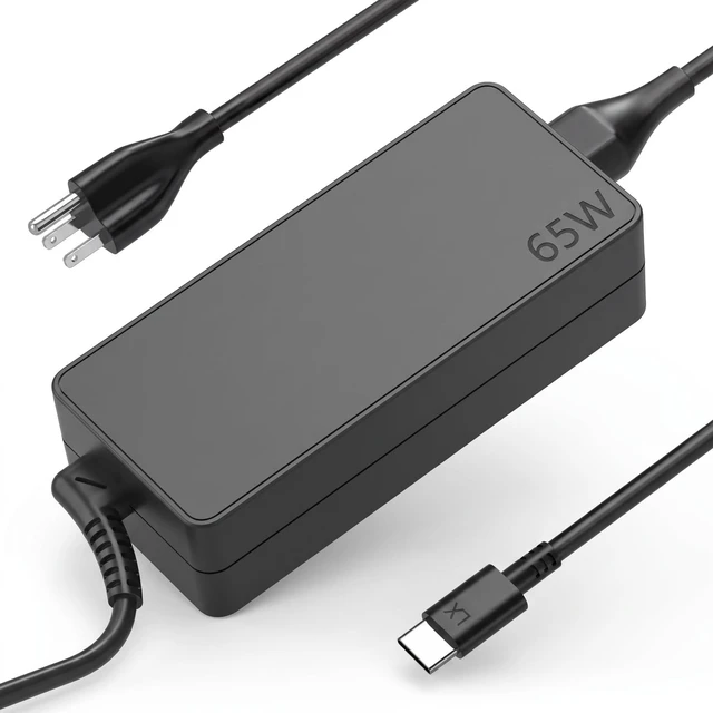 Main image of 65W USB C Laptop Charger Compatible with Lenovo Computer