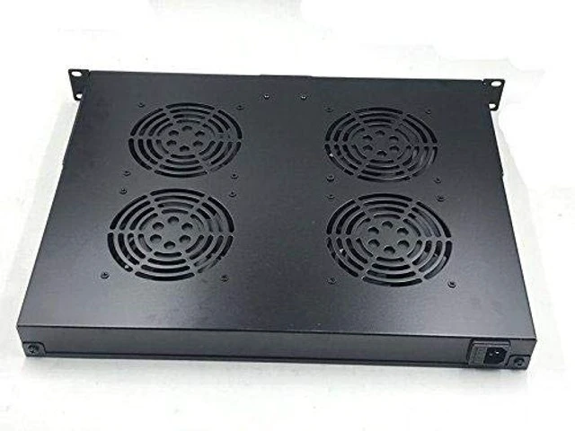 Alt view image 3 of 5 - RAISING ELECTRONICS Rack Mount Digital Server Fan Cooling System with 4 Fans 1U