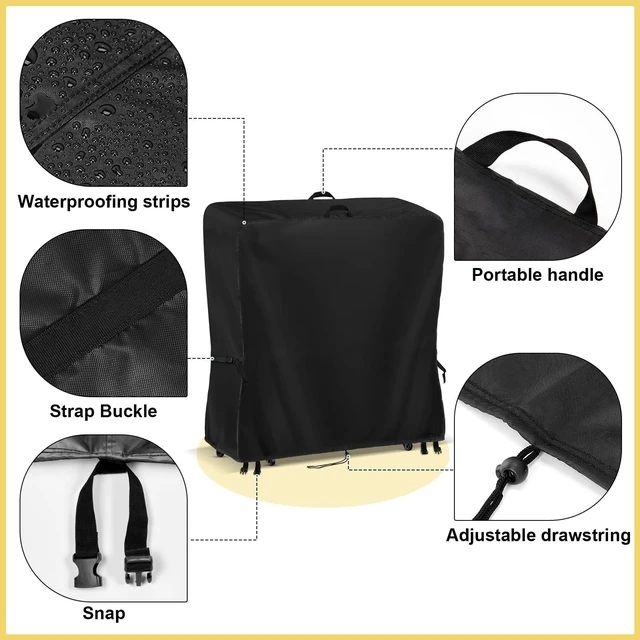 Alt view image 3 of 5 - Hdenmist Outdoor TV Cover 44 Inch Weatherproof TV Cover for Outside