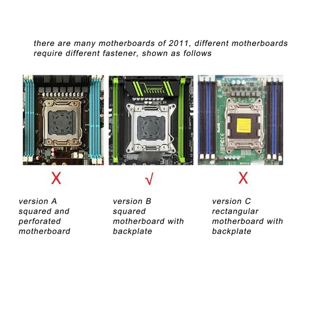 Alt view image 3 of 5 - Ejoyous CPU Cooling Fan, 3.54in 4 Heat Pipes 3pin 12VDC 2000RPM Hydraulic Bearing CPU Air Cooler for 2011 Motherboard of Version B with Backplate
