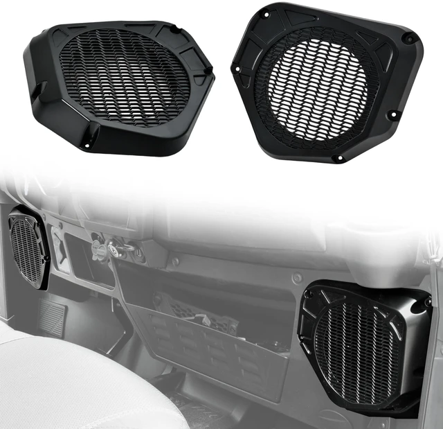 Main image of POKIAUTO Under Dash Speaker Pods for Polaris Ranger XP 1000/Crew 2025 2026