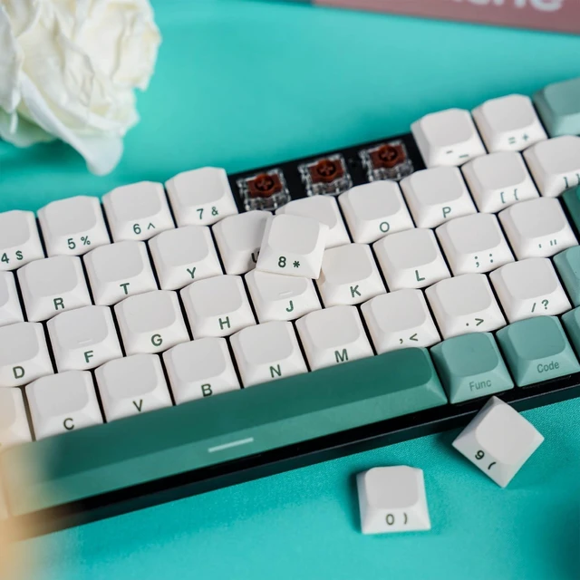 Alt view image 4 of 4 - GATERON Low Profile Keycaps, Nature Series PBT Keycaps 135 Keys Set(Oasis)