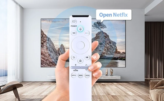 Alt view image 3 of 5 - BN59-01330H Replacement Voice Remote Control Compatible for Samsung Frame QLED HDR Crystal UHD Smart TV LS03T 2020 Series QN43LS03TAFXZA QN50LS03TAFXZA QN55LS03TAFXZA QN65LS03TAFXZA QN75LS03TAFX