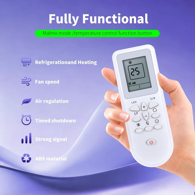 Alt view image 4 of 5 - Snrigw Replacement Remote for Black+Decker BPP08WTB Portable AC