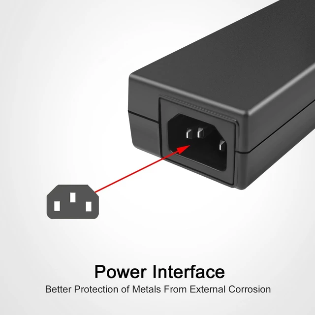 Alt view image 5 of 5 - Lwotsd 12V 5.417A Charger Compatible with Wacom Cintiq Pro 16 DTH167