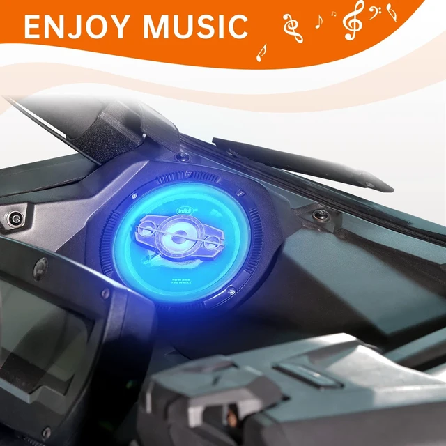 Alt view image 2 of 5 - CUSAUTV Front Dash Speaker Pods Compatible with Can Am Maverick X3