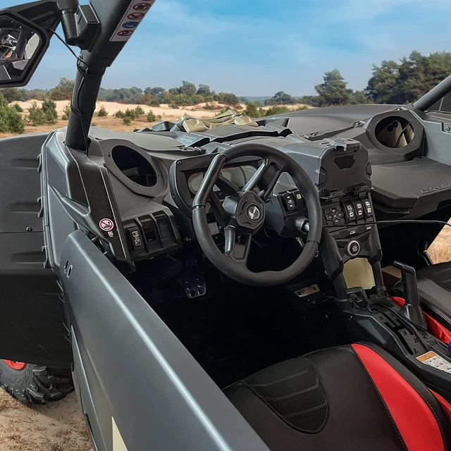 Alt view image 5 of 5 - CUSAUTV Front Dash Speaker Pods Compatible with Can Am Maverick X3