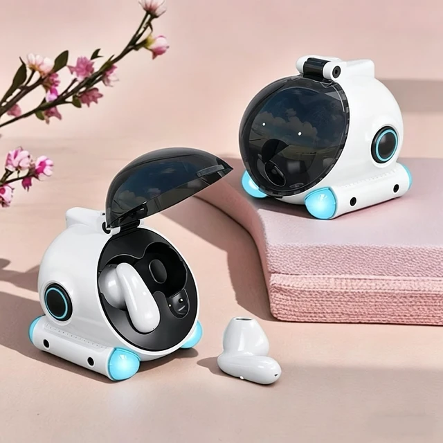 Alt view image 5 of 5 - Novelty Wireless Earbuds, Cute Mini Submarine Ear Buds, Bluetooth 5.0
