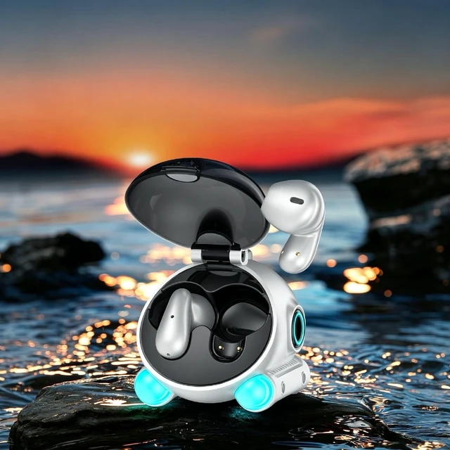 Alt view image 4 of 5 - Novelty Wireless Earbuds, Cute Mini Submarine Ear Buds, Bluetooth 5.0