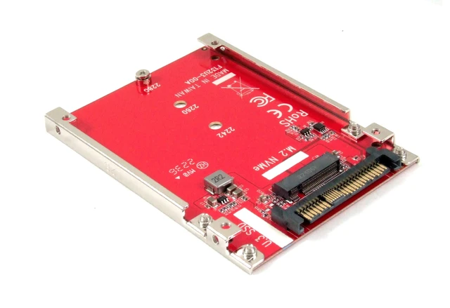 Main image of Ableconn IU3-DT132 M.2 to U.3 Adapter - Turn a M.2 NVMe SSD into 2.5" Drive for U.3 (SFF-8639) Host Interface