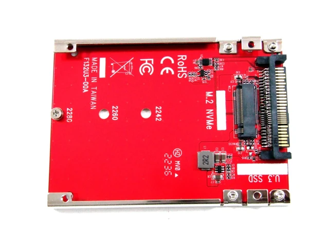 Alt view image 2 of 5 - Ableconn IU3-DT132 M.2 to U.3 Adapter - Turn a M.2 NVMe SSD into 2.5" Drive for U.3 (SFF-8639) Host Interface