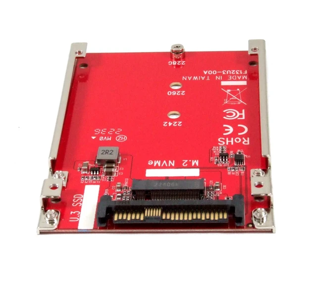 Alt view image 4 of 5 - Ableconn IU3-DT132 M.2 to U.3 Adapter - Turn a M.2 NVMe SSD into 2.5" Drive for U.3 (SFF-8639) Host Interface