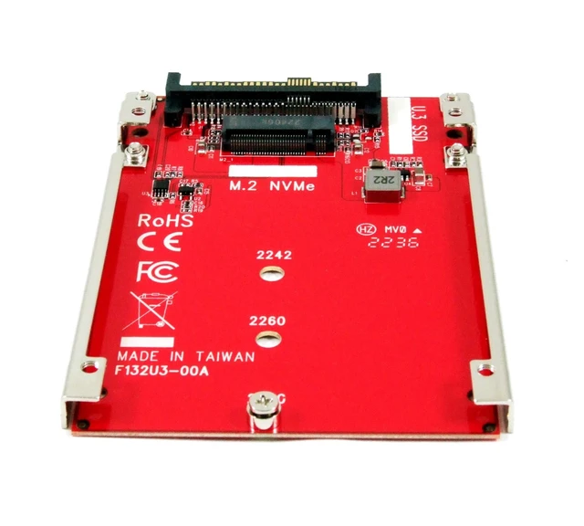 Alt view image 5 of 5 - Ableconn IU3-DT132 M.2 to U.3 Adapter - Turn a M.2 NVMe SSD into 2.5" Drive for U.3 (SFF-8639) Host Interface
