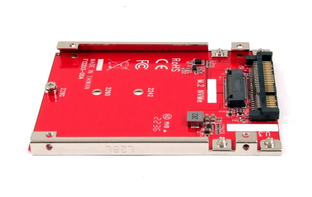 Alt view image 3 of 5 - Ableconn IU3-DT132 M.2 to U.3 Adapter - Turn a M.2 NVMe SSD into 2.5" Drive for U.3 (SFF-8639) Host Interface