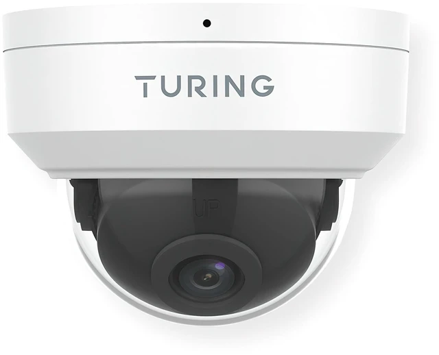 Main image of Turing TP-MFD8M28 SMART 8MP IR Dome IP Camera, White; 2.8mm Lens; Face/Human/Vehicle AI SMART Series NVR, Bridge, and Cloud; IP67, IK10, WDR, PoE; Indoor/Outdoor Use; Tampering Alert