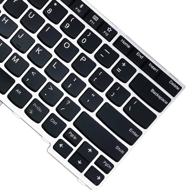 Alt view image 5 of 5 - Replacement Laptop Keyboard Backlit for Lenovo ThinkPad Yoga L380 E480 L390 T490 T495 L480 T480S, with Frame Pointer Backlight US Layout