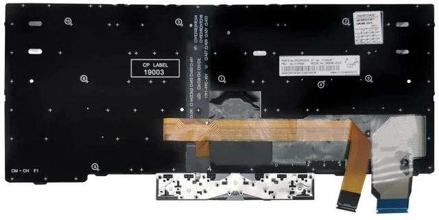 Alt view image 3 of 5 - Replacement Laptop Keyboard Backlit for Lenovo ThinkPad Yoga L380 E480 L390 T490 T495 L480 T480S, with Frame Pointer Backlight US Layout