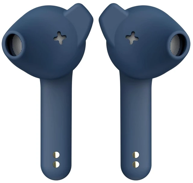 Main image of Defunc True Basic Wireless Earbuds, Bluetooth 6.0, Patented MultiTip Semi-in-Ear Design with Silicone Ear Wings, AI App Support, Quad Microphones, Waterproof, 22H Playtime, Secure Fit Earbuds