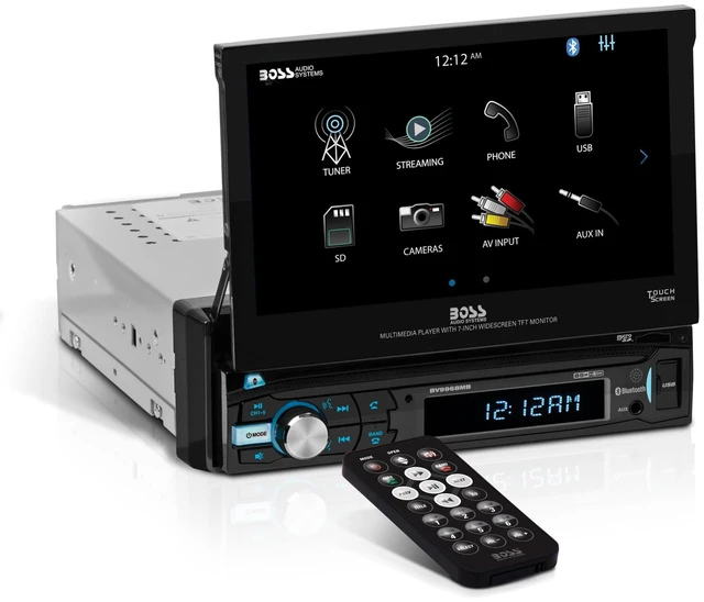 Main image of BOSS Audio Systems BV9968MB Car Stereo, Bluetooth, AM/FM, Single DIN