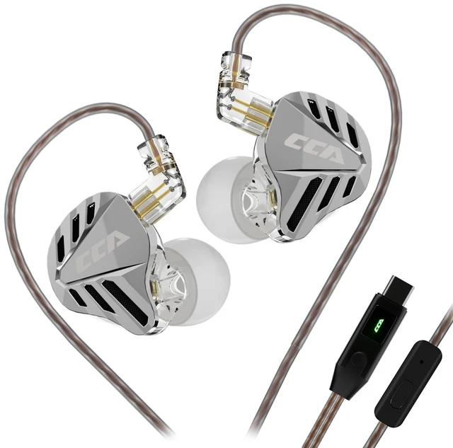 Main image of CCA Falcon 2 DD in Ear Monitor, 7.1 Spatial Audio Gaming Earbuds, HiFi Noise Isolating in Ear Headphones, Crystal Clear & Deep Bass IEMs for Gamers Singers Musicians Audio Engineers