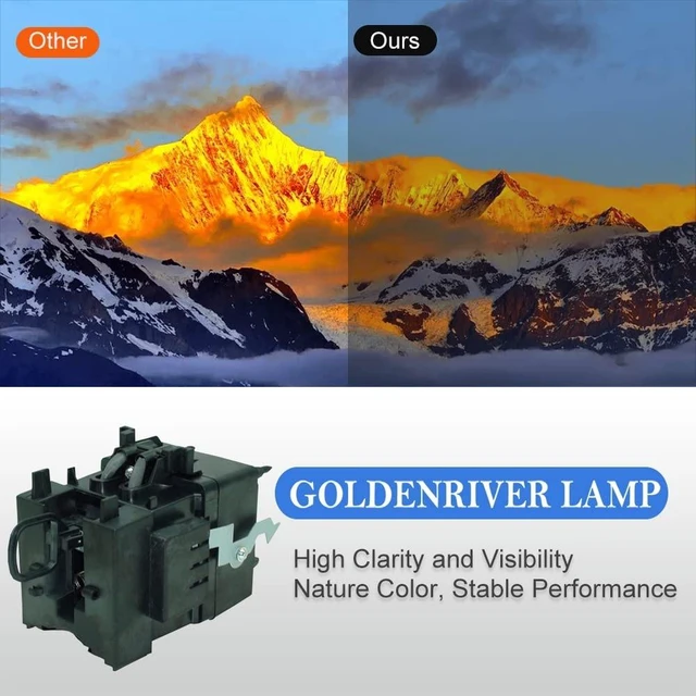 Alt view image 4 of 5 - Compatible with Sony KDS-R5OXBR1 KDS-R60XBR1 Original Lamp with Housing XL5100 XL-5100
