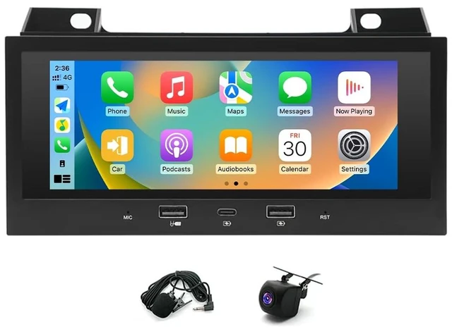 Alt view image 3 of 5 - 6.86" Car Radio Stereo for Chevrolet Blazer S10 1994-1997 for GMC Sonama, 4+64G for GMC Jimmy 1995-1997 Android 14 Head Unit with Carplay Android Auto GPS Navi WiFi Bluetooth FM DSP Mirror Link