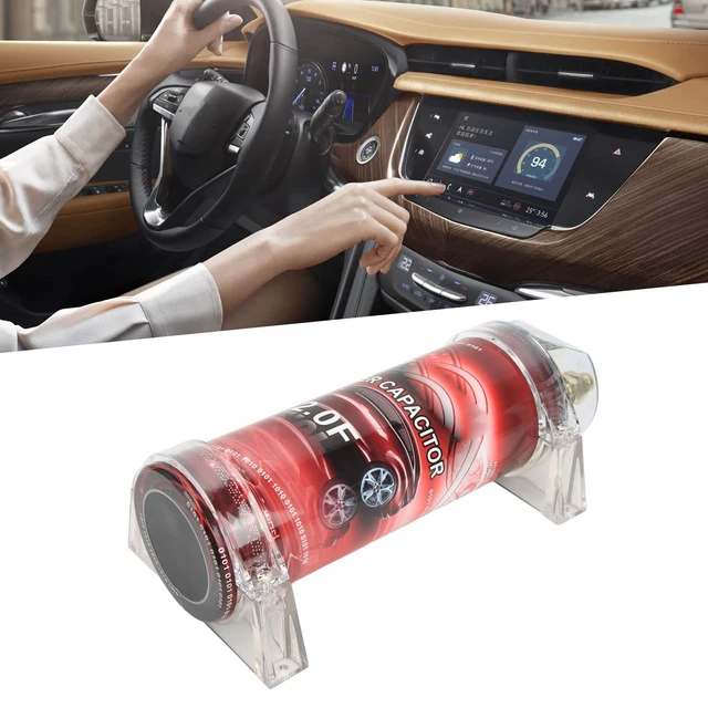 Alt view image 2 of 5 - Car Audio Capacitor, Heavy Duty ABS Metal Strong Finish High Performance 2 Farad Digital Capacitor for Car