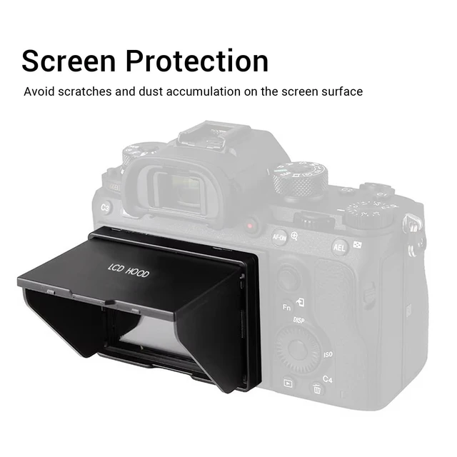 Alt view image 5 of 5 - GOWENIC Camera LCD Sun Shade Hood for 3.2 Inch 4:3 Ratio Displays