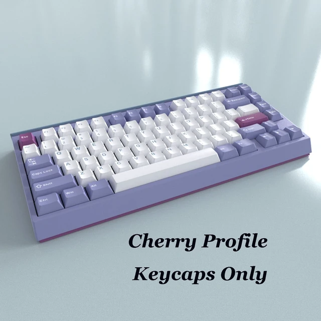 Alt view image 2 of 5 - Owpkeenthy Retro Double Shot PBT Keycaps, Cherry Bunny