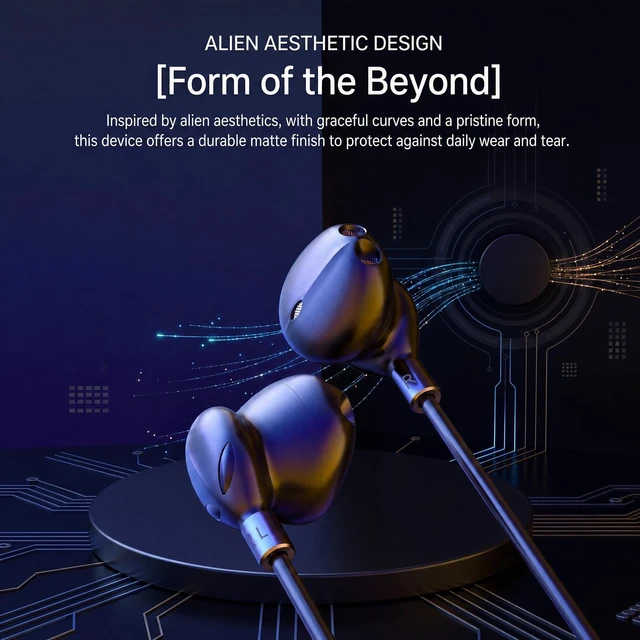 Alt view image 4 of 5 - Cyberix USB C Wired Earbuds for Samsung Galaxy with Mic, Braided Cable
