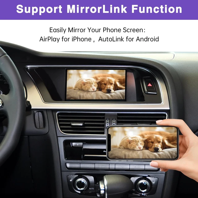 Alt view image 5 of 5 - NINETOM Wireless CarPlay Retrofit Kit for Audi A4/A5/S4/S5/RS4/RS5