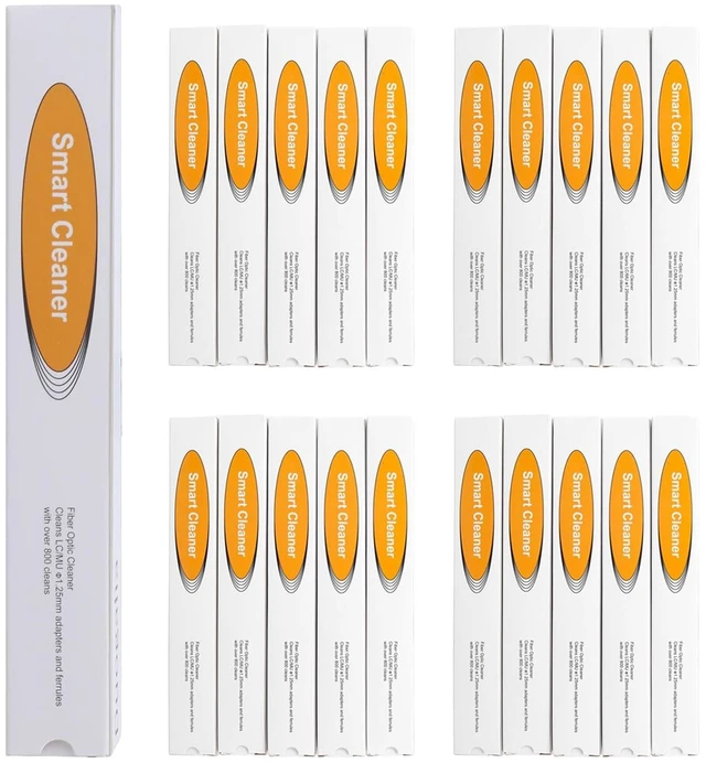 Main image of Cookinkitch 20-Pack 1.25mm Fiber Optic Cleaning Pens for LC/MU Connectors