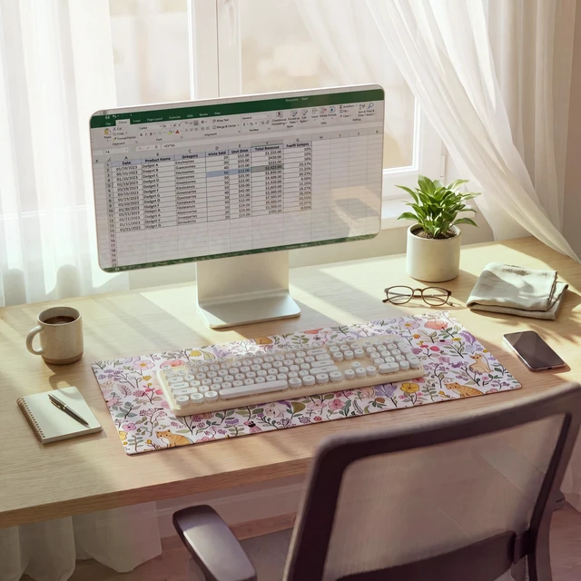 Alt view image 2 of 5 - Cloud-W Colorful Wireless Bluetooth Keyboard (White Milk-Tea)