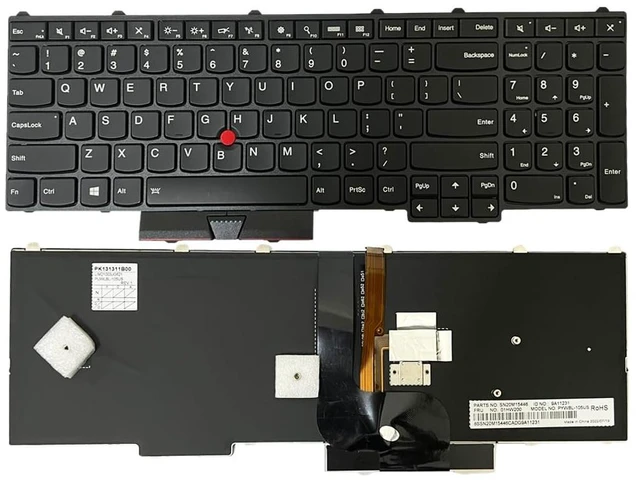 Main image of GinTai US Keyboard for Lenovo Thinkpad P50 P51 P70 P71 SN20M15446 01HW200